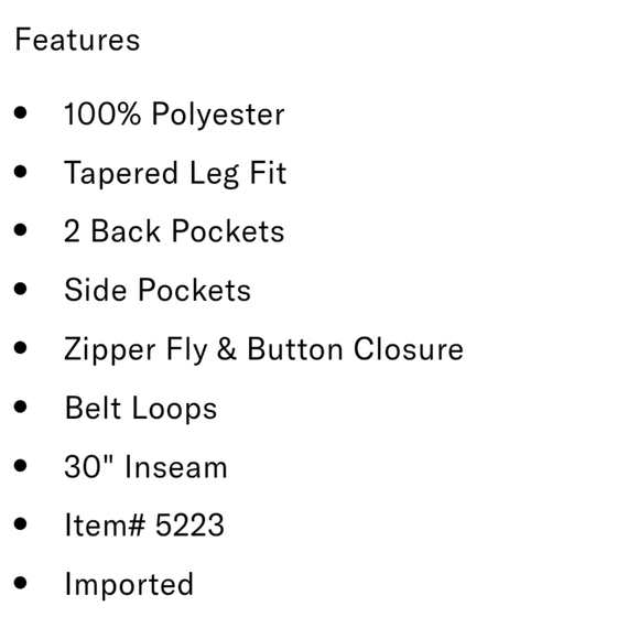 Mens 32 Degrees Cool Performance Stretch Pants - Picture 4 of 4